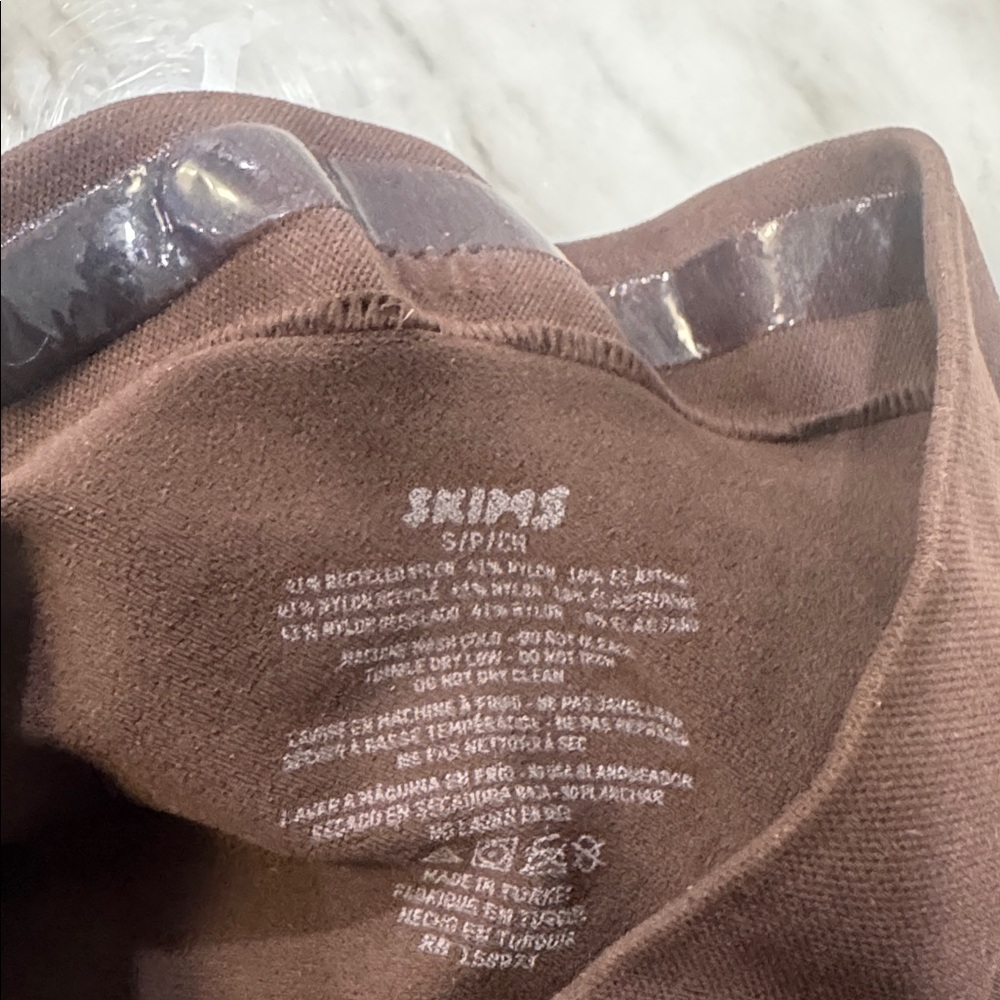 SKIMS High-Waisted Shapewear Shorts - Brown size Small - Picture 5 of 7